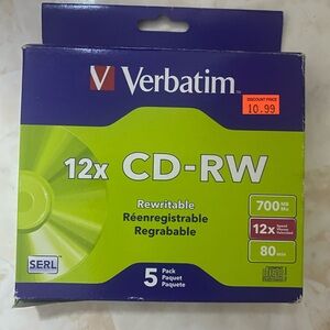 CD -RW 4disks new